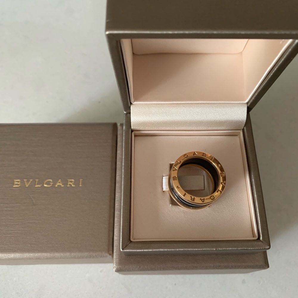 BULGARI B.ZERO1 four-band ring. Authentic.